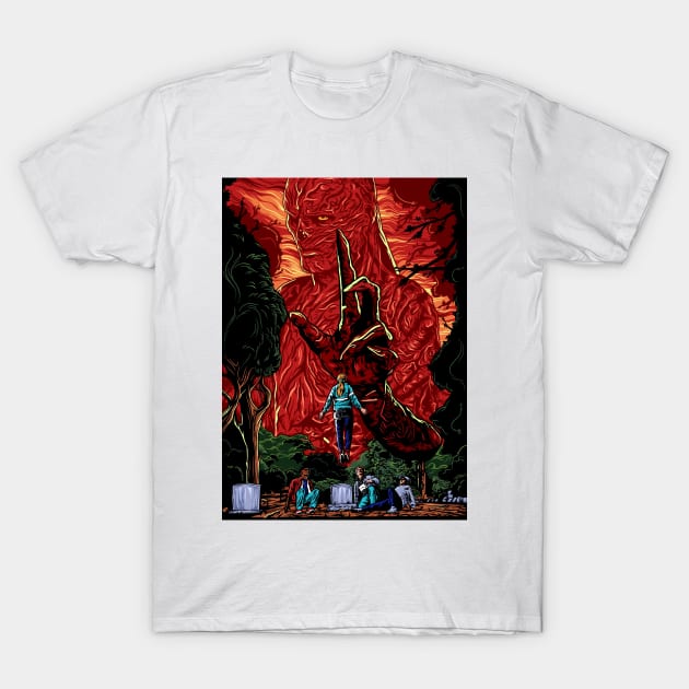 STRANGER THINGS : Max Mayfield vs vecna T-Shirt by rafand23